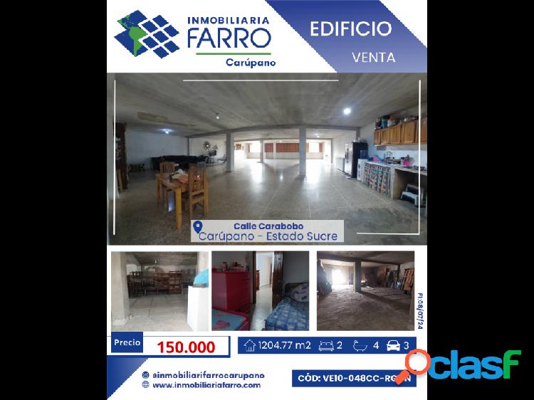 SE VENDE EDIFICIO EN CALLE CARABOBO VE10-048BM-RGON