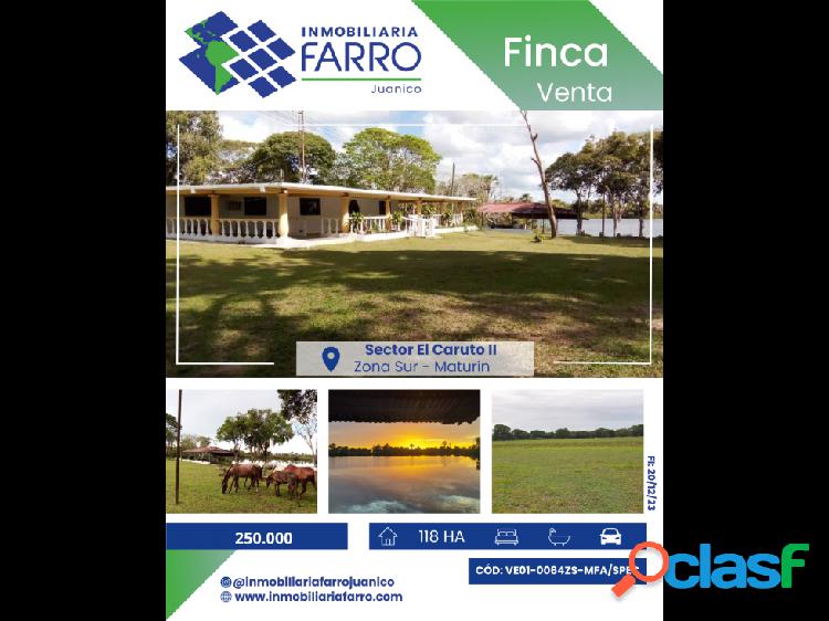 SE VENDE FINCA EN EL SECTOR CARUTO II VIA AL SUR