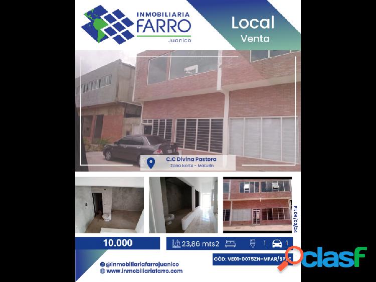 SE VENDE LOCAL EN C.C DIVINA PASTORA ZONA NORTE