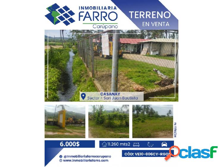 TERRENO EN CASANAY / VE10-006CY-RGON