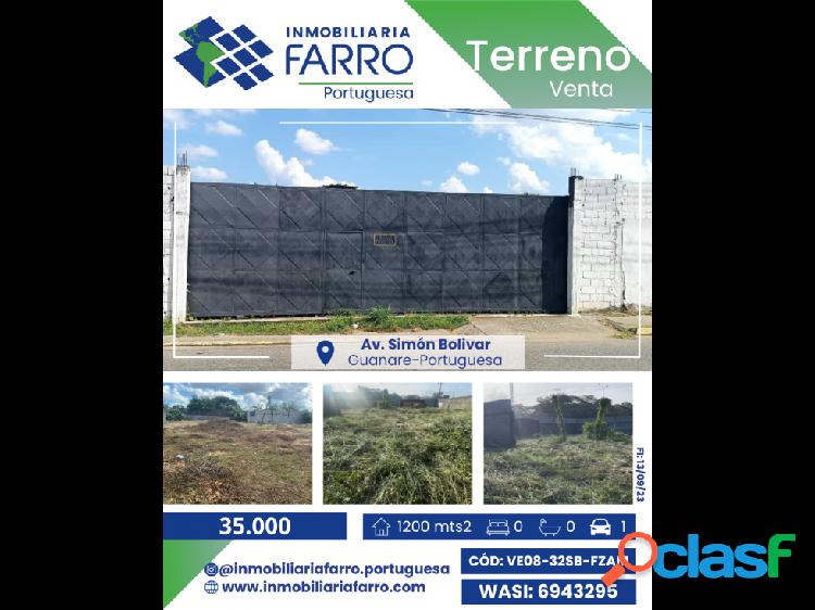 TERRENO TIPO GALPÓN AVENIDA SIMÓN BOLÍVAR VE08-32SB-FZAM