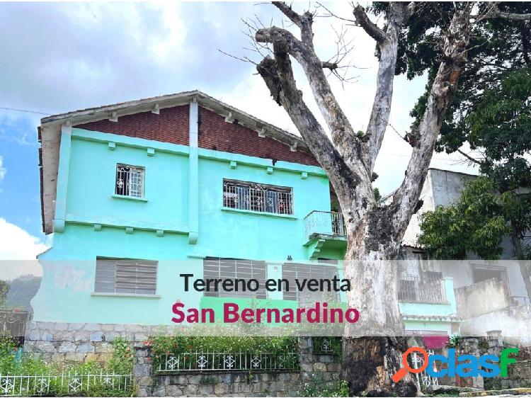 Terreno en venta en San Bernardino con buena ubicación