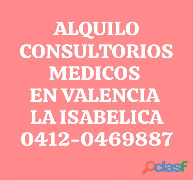 ALQUILO CONSULTORIO MEDICOS EN VALENCIA