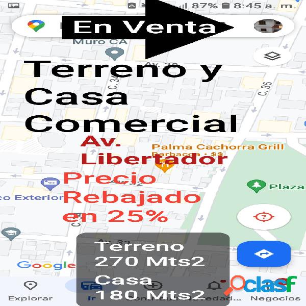 Casa Comercial - Av. Libertador de Acarigua