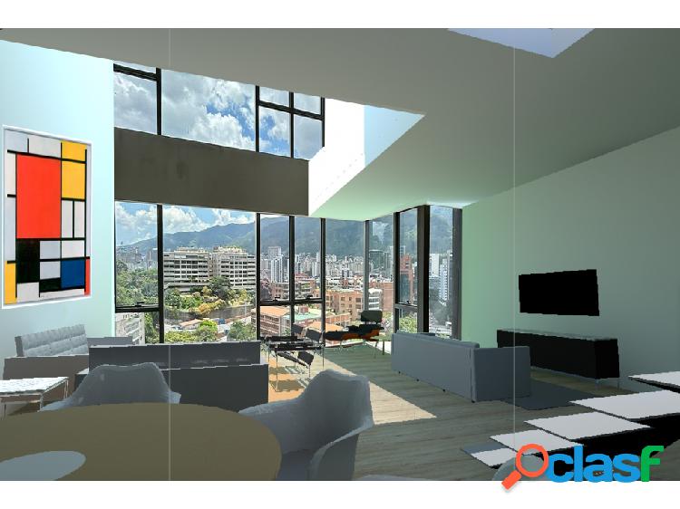 Las Mercedes, Apartamento duplex a Estrenar, vista al Ávila