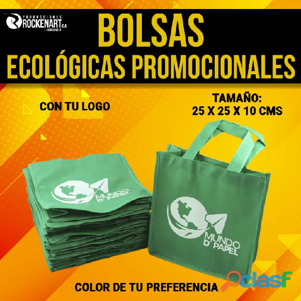 BOLSAS ECOLOGICAS CON TU MARCA