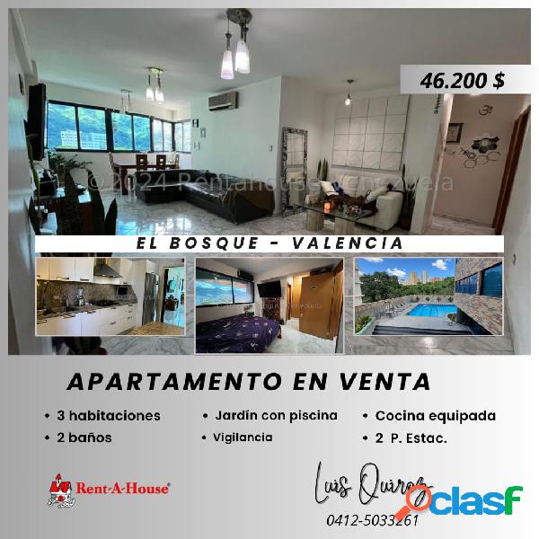 Apartamento en venta El Bosque Valencia Carabobo 24-2023