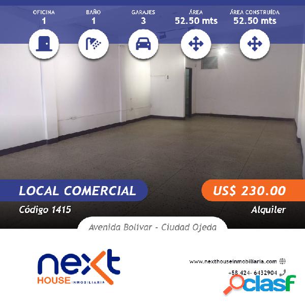 LOCAL COMERCIAL ALQUILER CALLE MERIDA CIUDAD OJEDA NEXT 1415