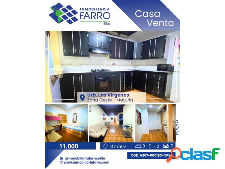 SE VENDE CASA EN URB LAS VIRGENES VE07-0001Z0-YPIN